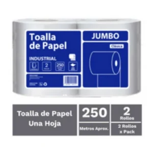 Toalla Papel Dispensador 2x250 Mts.